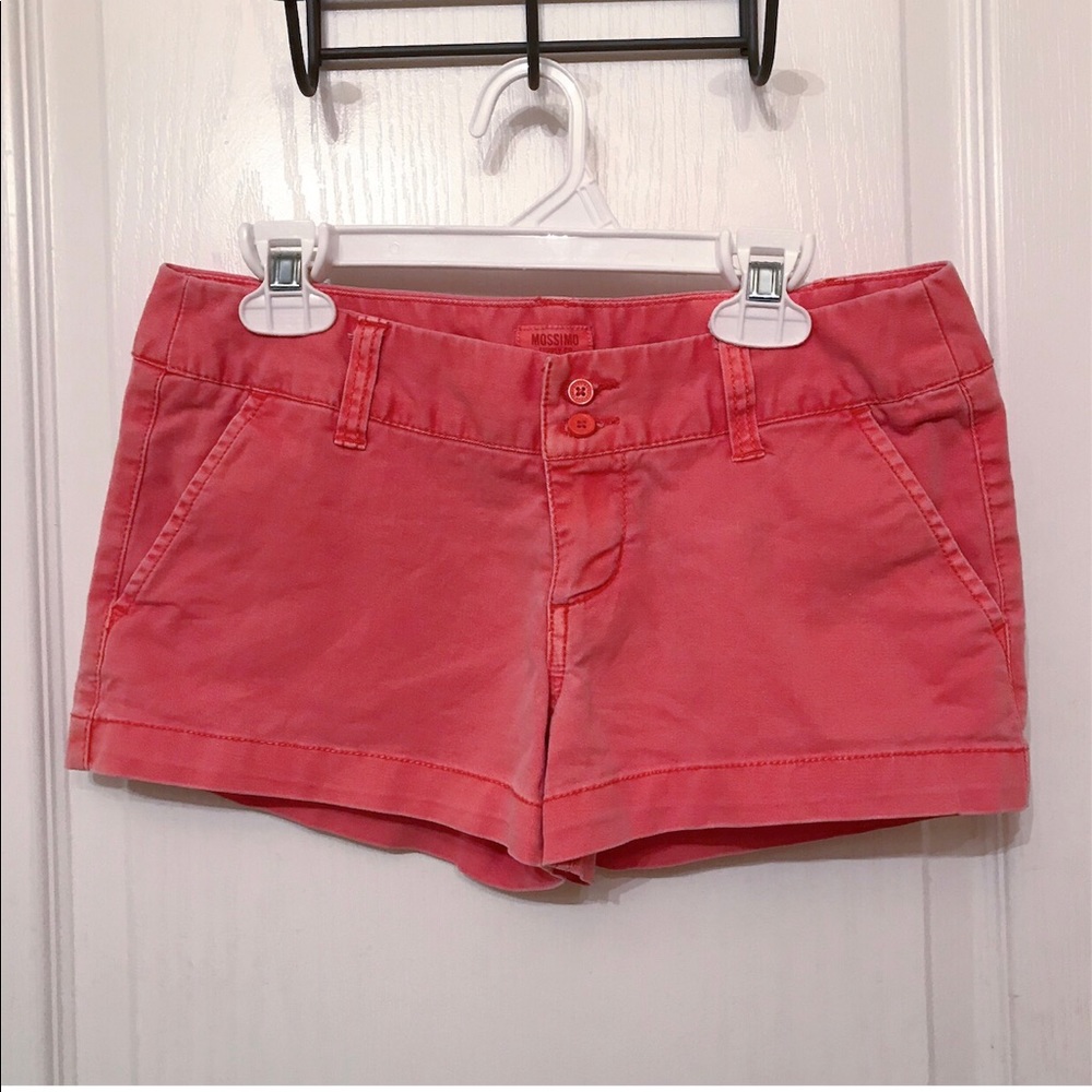 Mossimo Chino Shorts Coral/Salmon